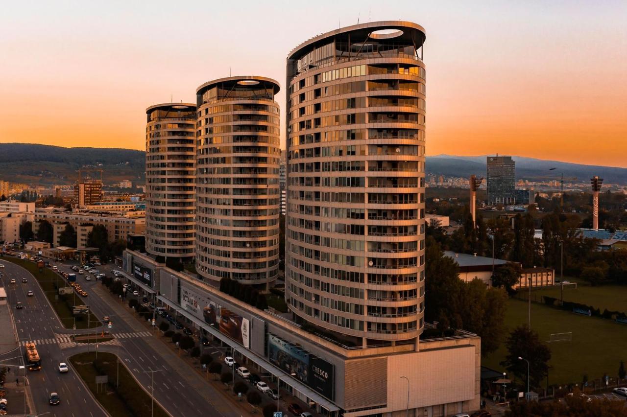 브라티슬라바 Fantastic View From The 20Th Floor 아파트 외부 사진